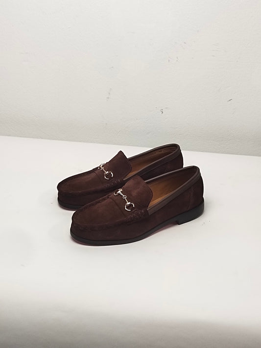 Horsebit Suede loafers