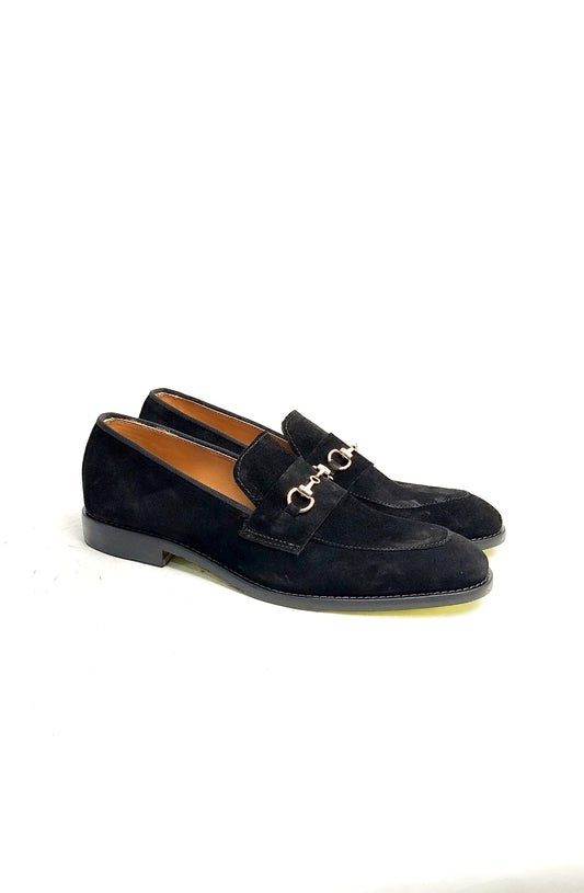 Horsebit Suede Loafers