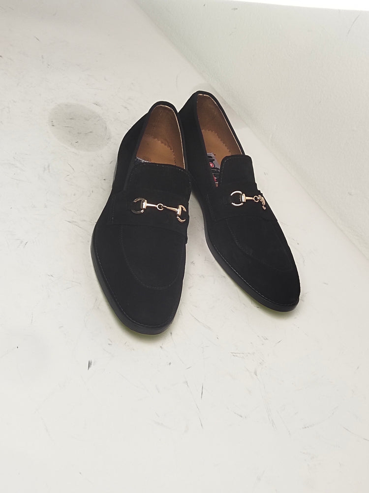 Horsebit Suede Loafers