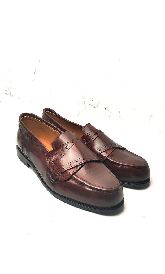 Vamp Strap Loafers