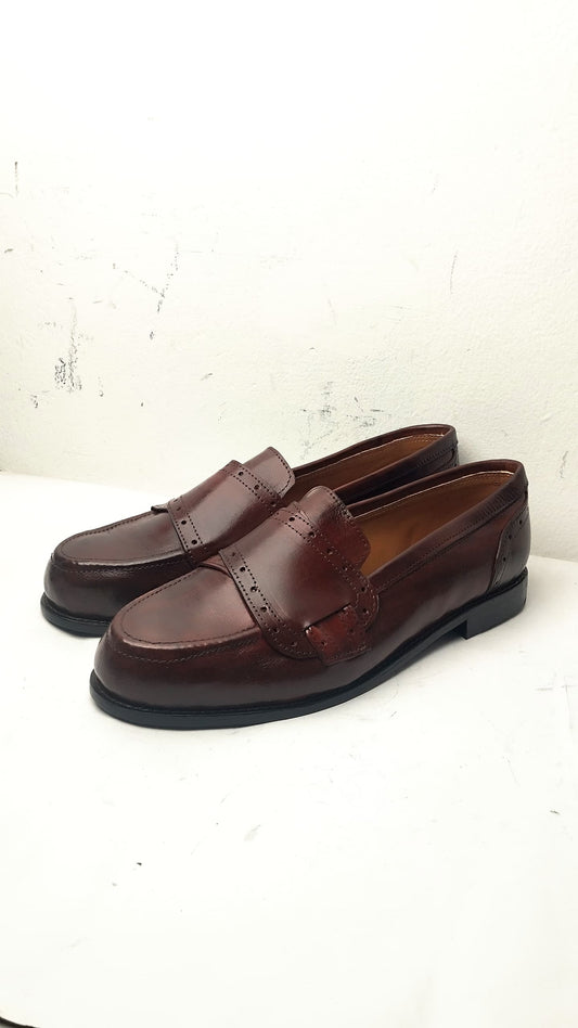 Vamp Strap Loafers