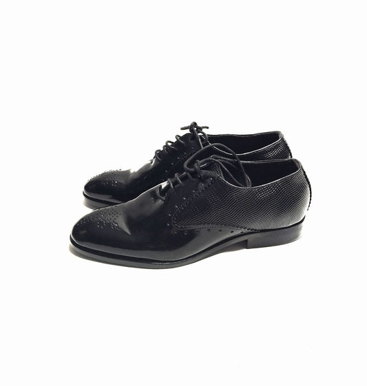 Half Brogue Mirror Sytled Oxford Shoe